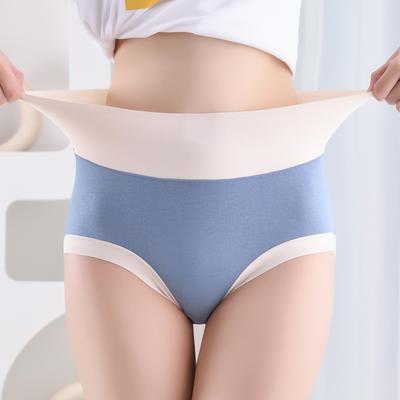 Große Größen Unterwäsche für Damen, hohe Taille, Bauchkompression, Hüftbetonung, bequem, atmungsaktiv, Dreieckshöschen