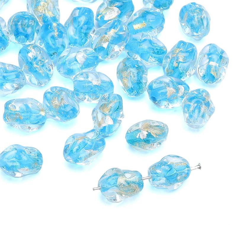 

Хрустальные стеклянные бусины, свободные прокладки в стиле ретро, ​​бусины с пришельцами для изготовления ювелирных изделий, браслет, ожерелье бирюзовый