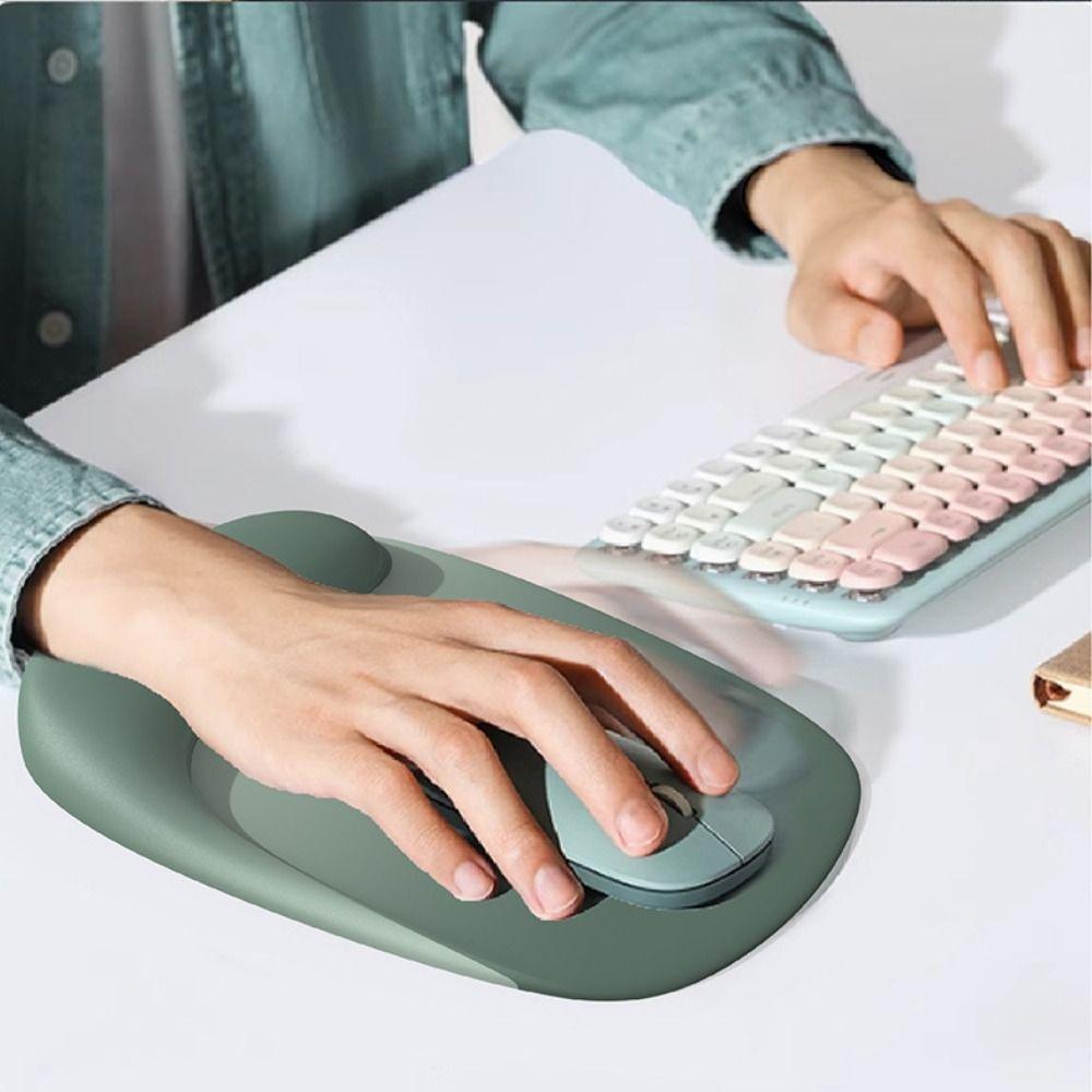 Ergonomic Keyboard Hand Cushion Slow Rebound Wrist Rest Pad Mouse Palm Mat  Home Office Supplies