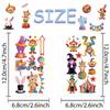 10sheets Cartoon Circus Animals Clown Tattoo Stickers For Hand Arm Body Temporary Waterproof Tattoo Stickers Kids Creative Gifts