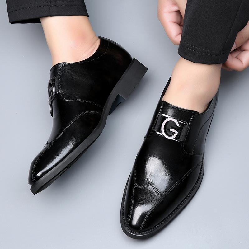 Fashion Men's Business Leather Shoes Spring Autumn New Designer Fashion Casual Luxury Shoes for Men