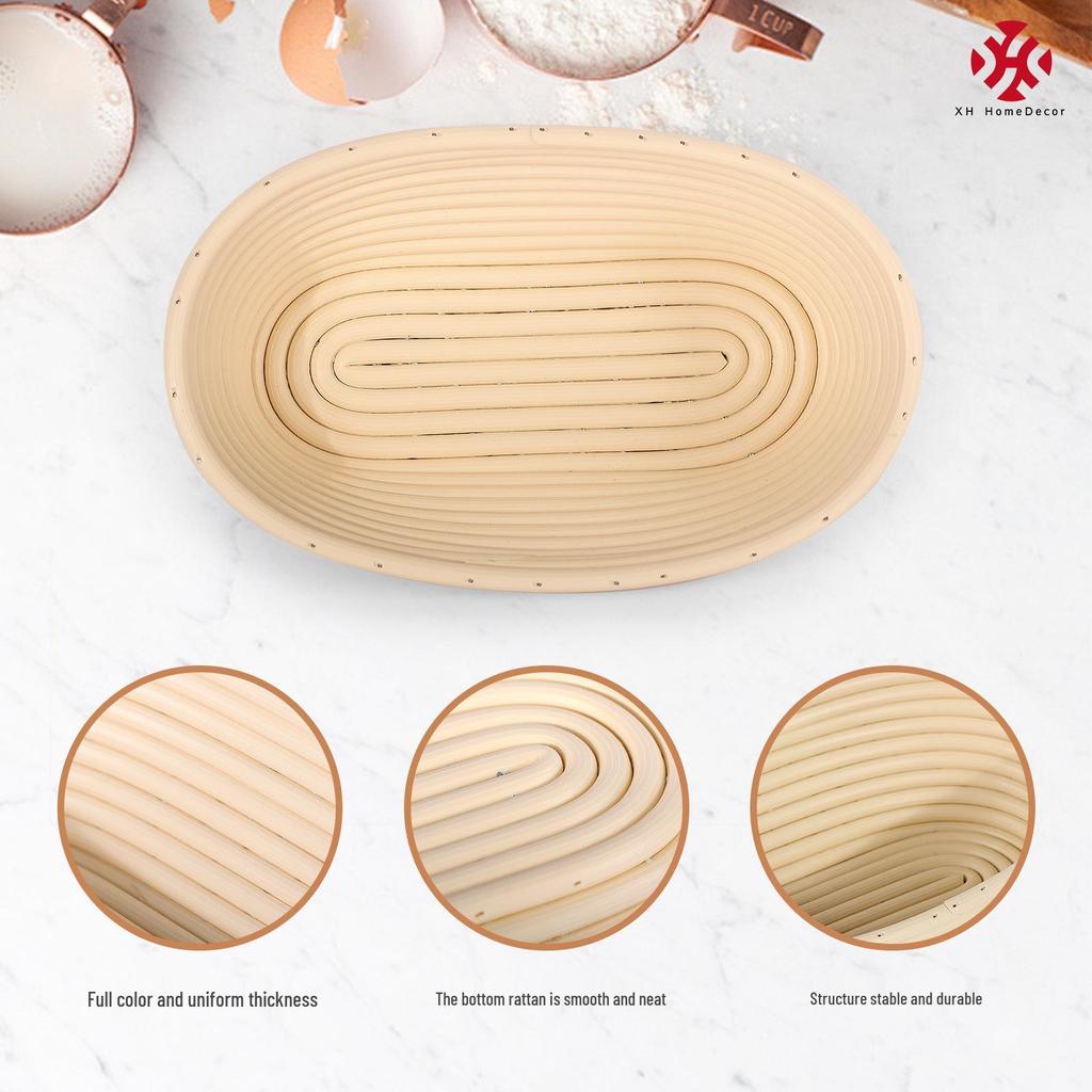 New Washable Imitation Rattan Fermentation Basket for European Bread Baking
