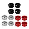 4Pcs RC Car Wheel Rim Aluminum Alloy Sturdy Structure Stylish Look Wheels Hub Rim for MN82 RC Car
