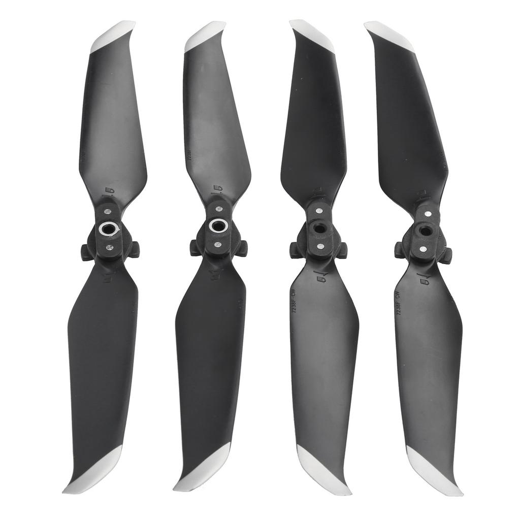 2Pair RC Drone LowNoise Propeller QuickRelease Blade Replacement for Air 2SMavic Air 2(Silver )