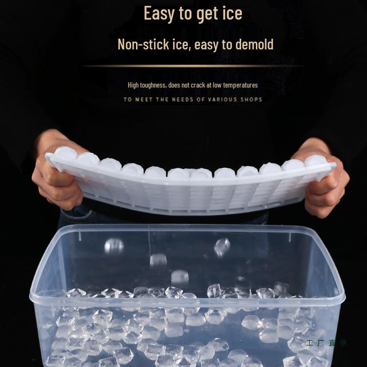 Large Capacity Food Grade Ice Cube Molds for Household & Commercial Use