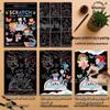 Children's Colorful DIY Scratch Art Book for Kindergarten Creativity