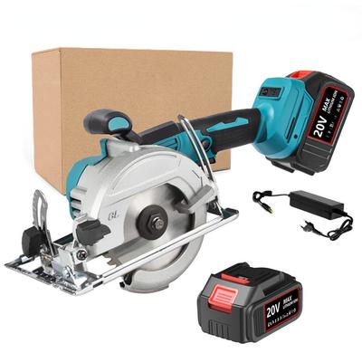 21V Brushless Electric Circular Saw 125mm 5 Inch Cordless Portable Electric Saw Adjustable Wood Cuttiing Machine