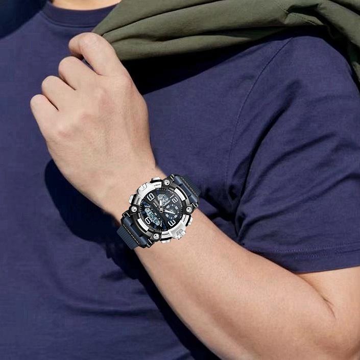 Dual Display Men Watches Waterproof Sports Watch Military Man Alarm Stopwatch Quartz Wristwatch Male Digital Clock