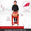 Yizhou 10-inch Solid Wood Children's Red Dragon Drum Set