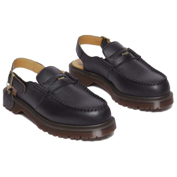 Dr. Martens Comfortable Round Toe Versatile Backless Casual Shoes Women Shoes Black 31511001