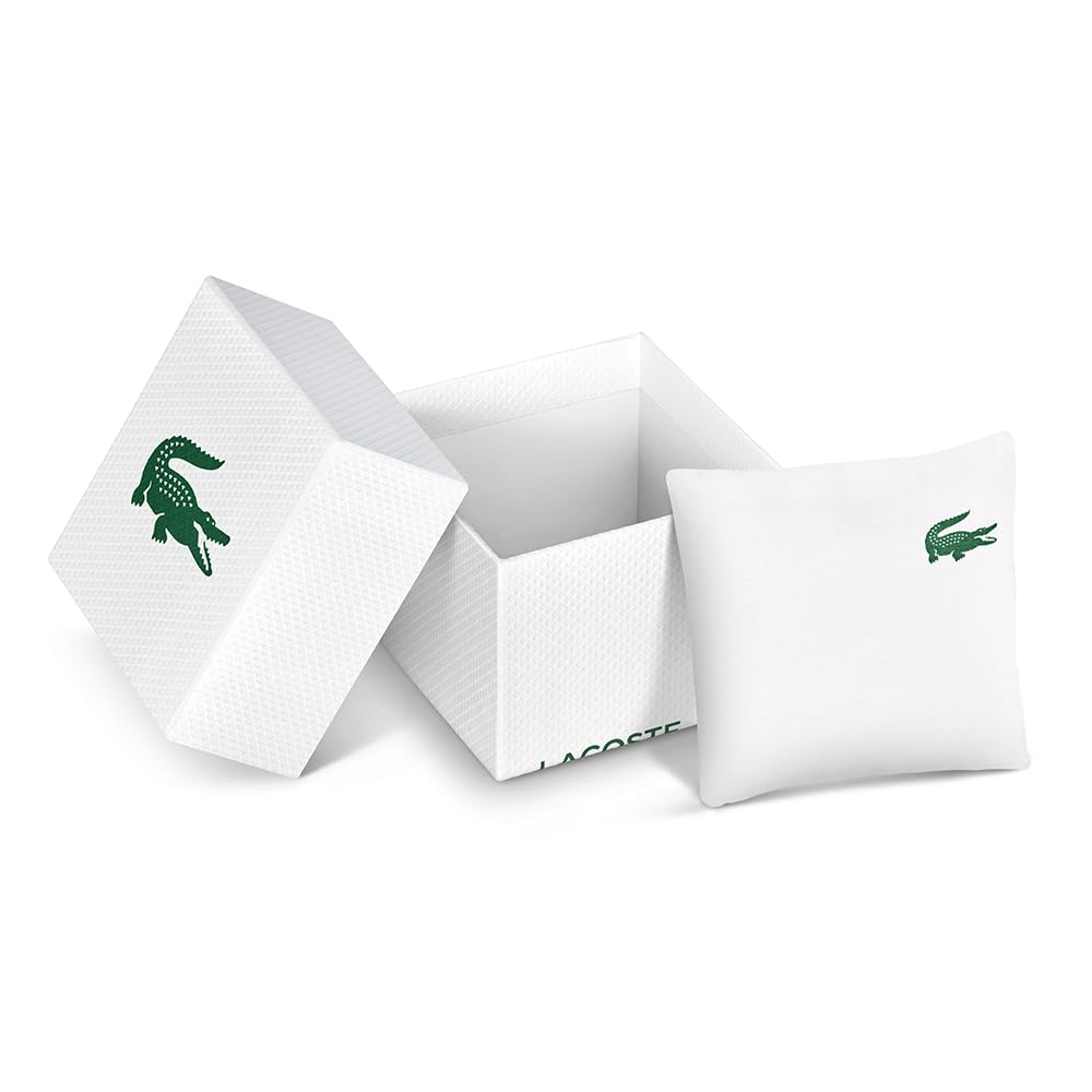 Lacoste Damski analogowy klasyczny zegarek kwarcowy stalowy pasek (Stal nierdzewna 2001080)