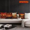 2D Southwestern Desert Sunset Throw Pillow Covers** Pattern Cushion Cover Suitable For Sofa Bedroom Car Pillow Cover