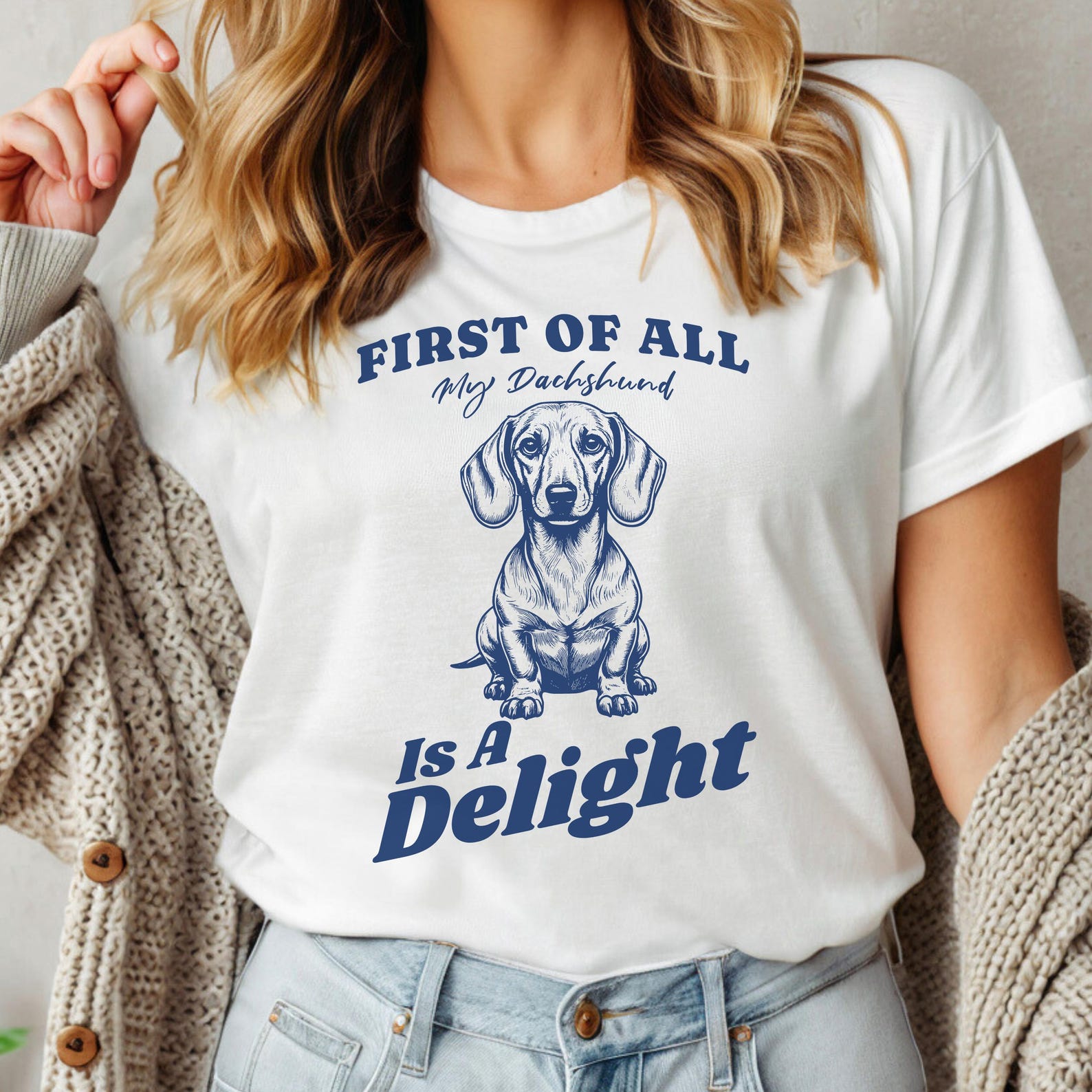 Dachshund Shirt, Wiener Dog Tshirt, Cute Dachshund Dog Mom T-Shirt, Gift for Dachshund Owner Shirt, Dachshund Tee, Weenie Dog Tee S