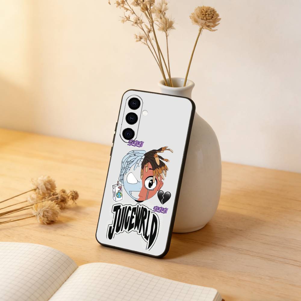

Rapper999 J-Juice W-WRLD Phone Case Black Silicone Soft For Samsung Galaxy A73,A72,A71,A70,A53,A52,A51 Samsung a11