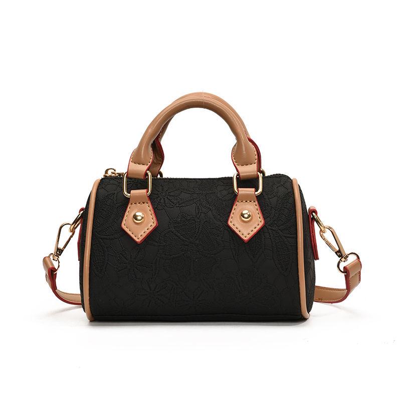 French-Style Boston Bag: New Fashion Pillow Handbag for Shoulder or Crossbody Carry