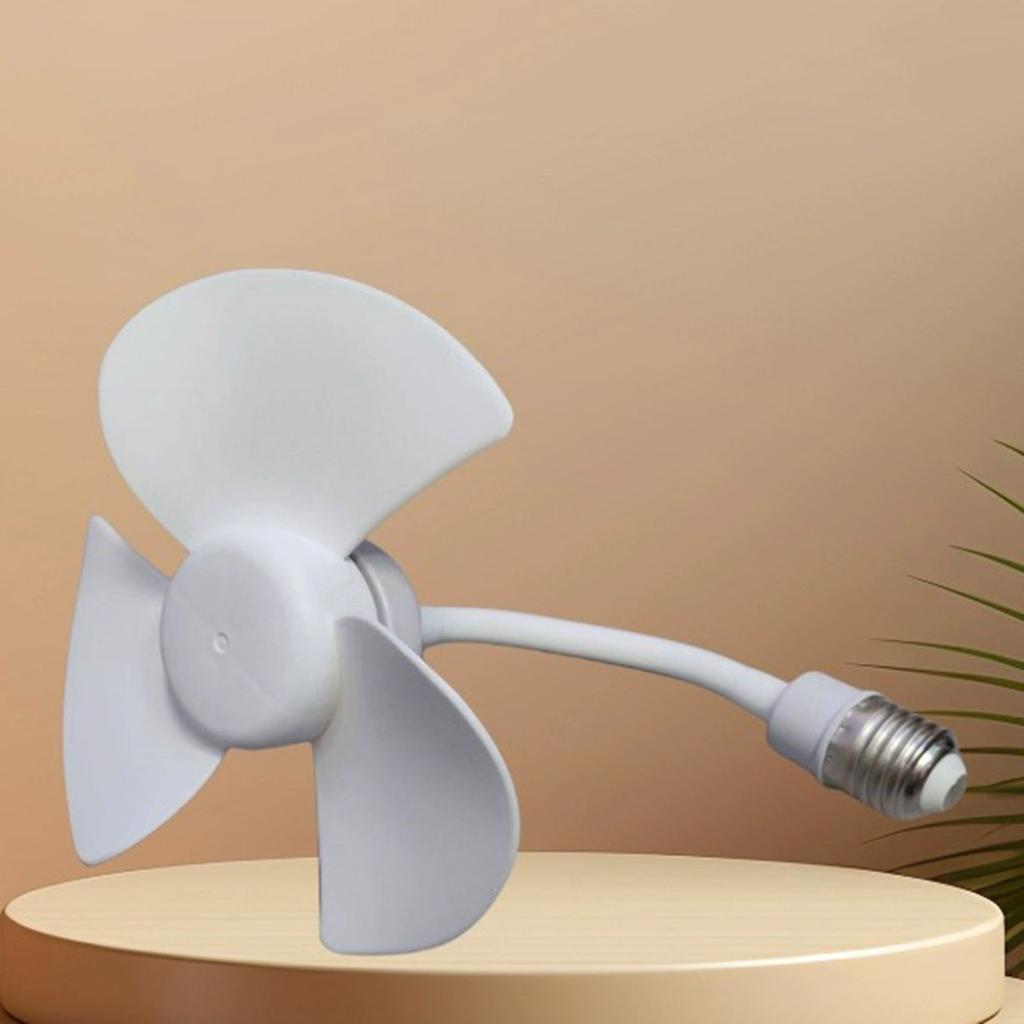 6inch Small Fan E27 Interfaces Cooling Fan Low Noise 10W Power Household Student Dormitory Fan for Bedroom Offices