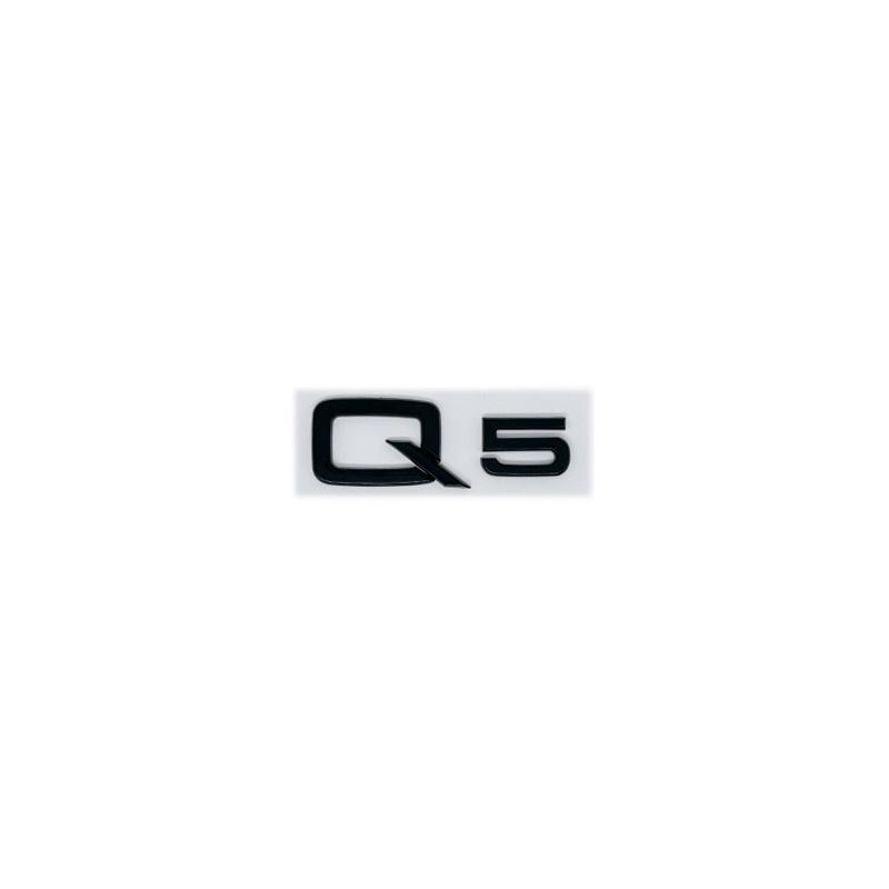 3D Black/Silver ABS Emblem for Audi Q2/Q3/Q4/Q5/Q6/Q7/Q8 - Numbers & Letters Fender/Trunk/Rear Logo Sticker