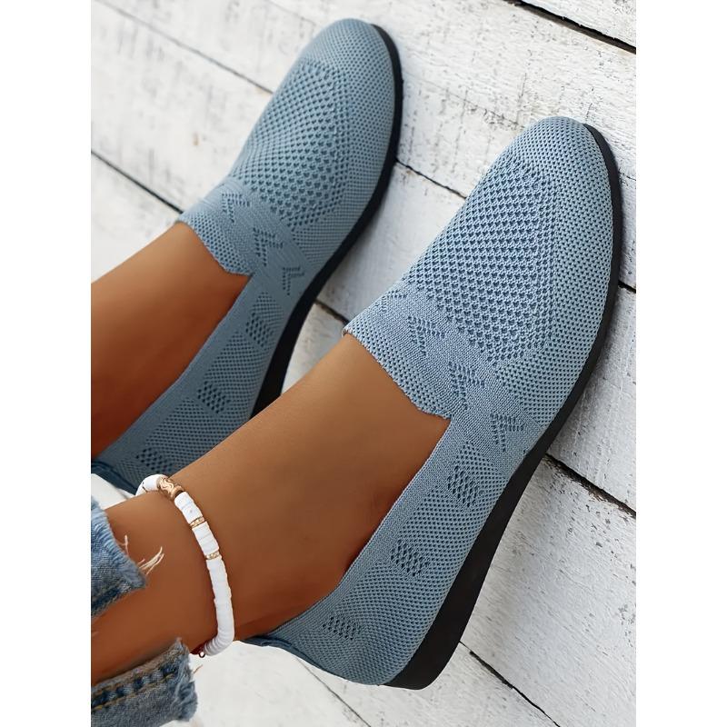 2025 Fall New Large Size Round Head Flat Single Shoes Female Shallow Mouth Sports Wind Casual Shoes
