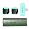 Magnetic Wireless Lapel Mic with Pull-out Charging Case, Noise Reduction, Bluetooth Connectivity for Live Streaming & Recording.