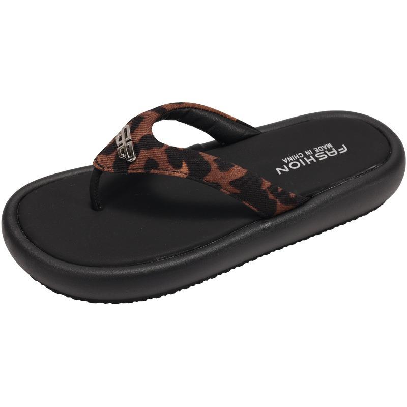 Premium Sense Pinch Foot Flip-flops Shoes Women's Summer Outer Wear Summer New Sandals Non-slip Thick-soled Beach Shoes