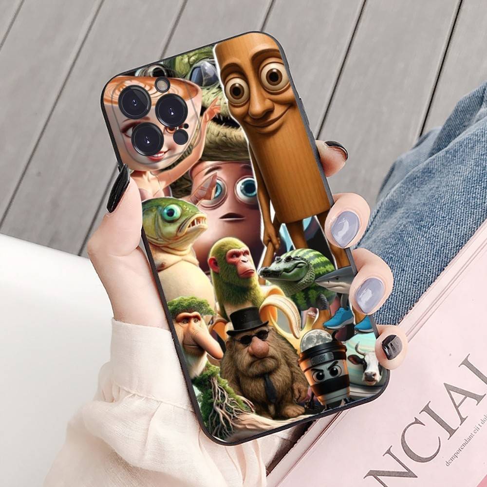 Italian Brainrot Tung Tung Phone Case For IPhone 16 15 8 7 6 6S Plus X SE XR XS 14 11 12 13 Mini Pro Max Mobile Case