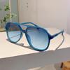 Vintage Luxury Brand Designer Pilot Sunglasses Women For Men Sun Glasses Trend Punk Big Frame Popular Double Bridge Shades