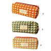 Woven Fabric Pencil Case Large Capacity Pencil Bag Multipurpose Pen Pouches for Students Women School Office Daily Use