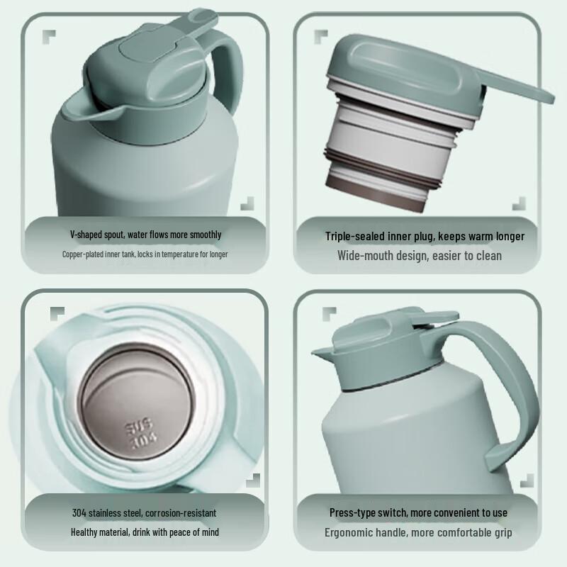 FUGUANG 2L Stainless Steel Insulated Pot