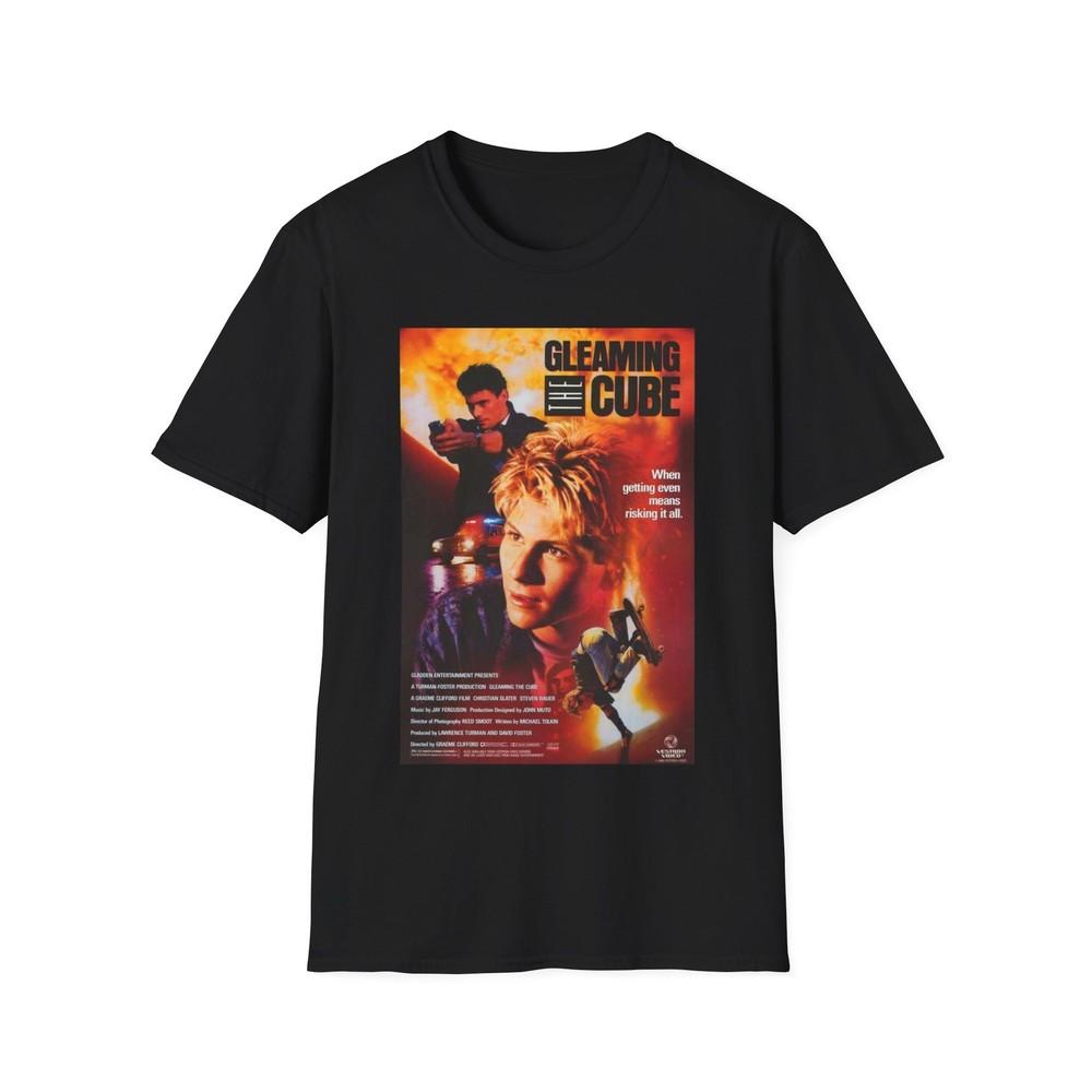 

Gleaming The Cube Movie Poster T-Shirt For Men Women Retro Skateboarder Tee Unisex T-Shirt XL