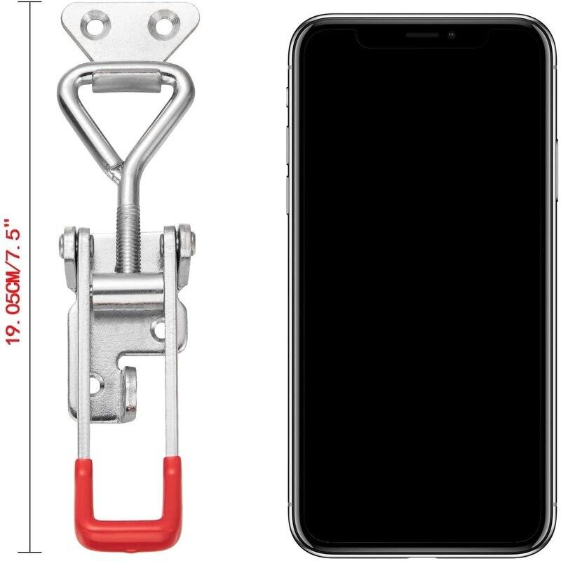 GH ‑ 305 ‑ CM Morsetto a Leva Push Pull Capacità di 90 Gradi Morsetto a Corsa da 32 Mm Strumento Manuale Dispositivo di Posizionamento Rapido 230 Kg / 507,06 Libbre