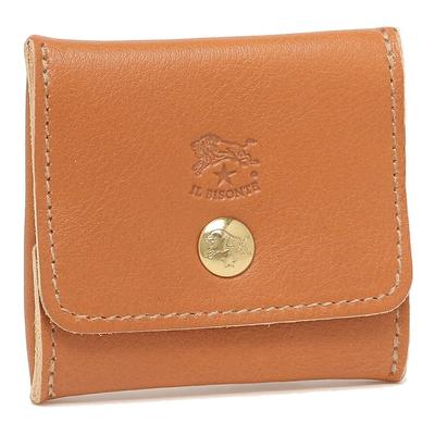 IL BISONTE Coin Case, Brown, Men's and Women's, SCP020 PV0005 CA101B [Used]
