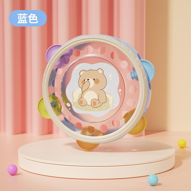 Children'S Bell Tempeh Hand Pat Tempeh Toy Cartoon Cute Style 0-1-12 Month Baby Daily Pat Play