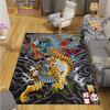Alfombra Dragon and Tiger Fight Carpet Living Room Sofa Coffee Table Door Bedroom Rug Kitchen Kid Anti-slip Floor Mat Home Decor