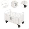 Lightweight And Modern Under Desk Rolling Bookcase, Ideal for Snacks, Toys, Bedrooms Or Kitchens.