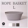YAMAZEN Storage Box Basket L with Handle - Laundry Basket, Toys, Towels, Small Items, Sundries