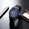 Men'S Watch Hollow Imitation Mechanical Outdoor Leisure Fashion Silicone Belt Quartz Watch Sports Men'S Watch