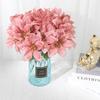 Christmas Decoration Artificial Flowers Bouquet for Home Party Decor Vase Fake Flower New Year 2026 Navidad Ornament Accessories