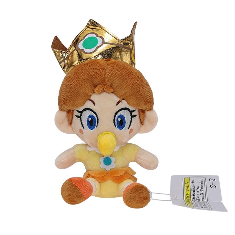 6-inch Small Mario Princess Baby Plush Doll Soft And Cuddly Toy For Kids And Collectors Cartoon Character Inspired