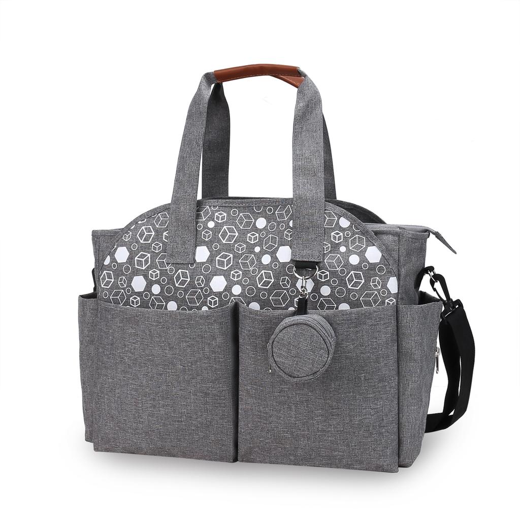 Diaper Bag Tote Baby Changing Bag With  Shoulder Strap Portable Waterproof And Large Capacity For Mom