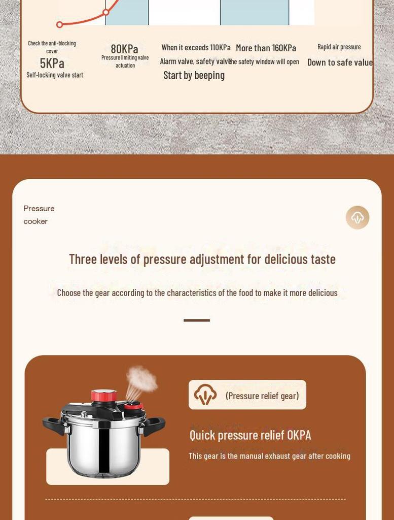 Explosionsgeschützter Schnellkochtopf aus deutschem Edelstahl 316, induktionskompatibel, großes Fassungsvermögen, lebensmittelecht.
