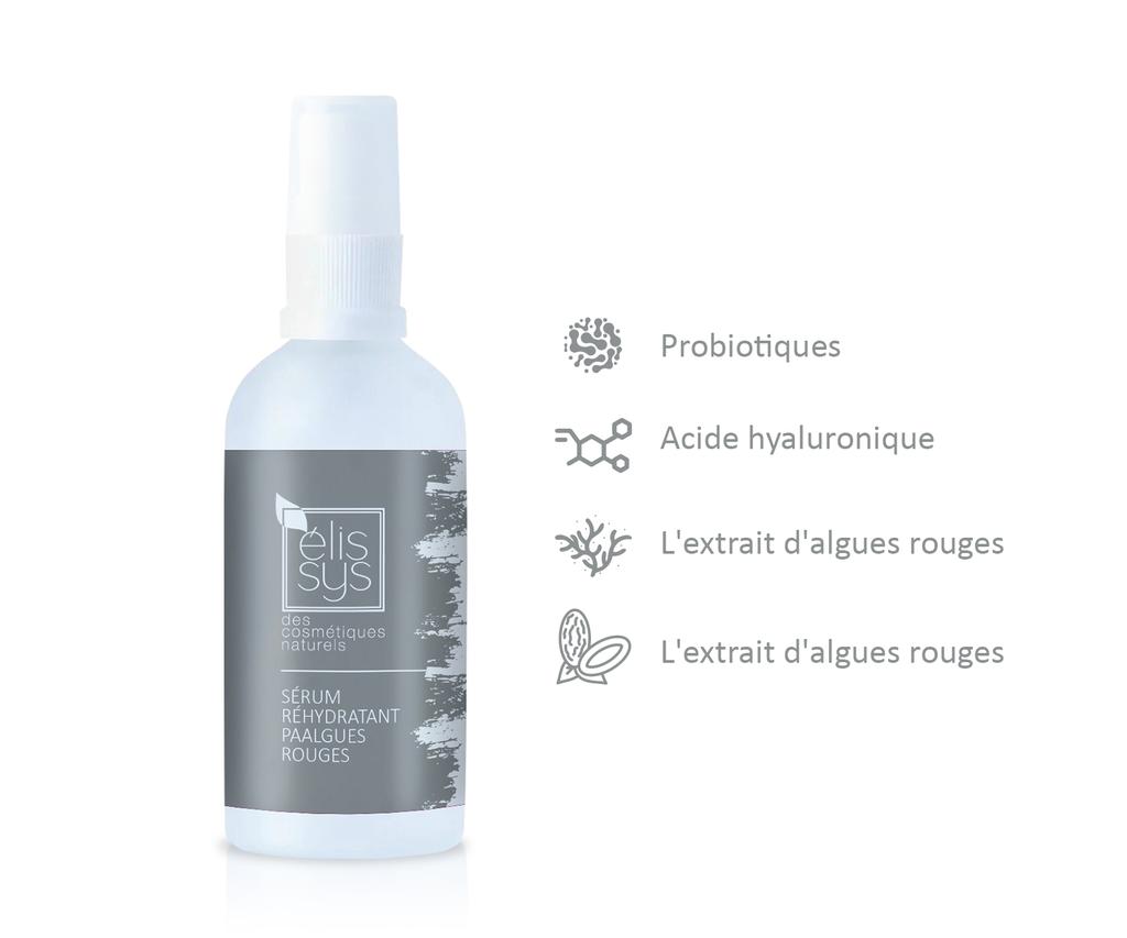 Serum rehydrating Raalgues rouges Elissys 100 ml, France