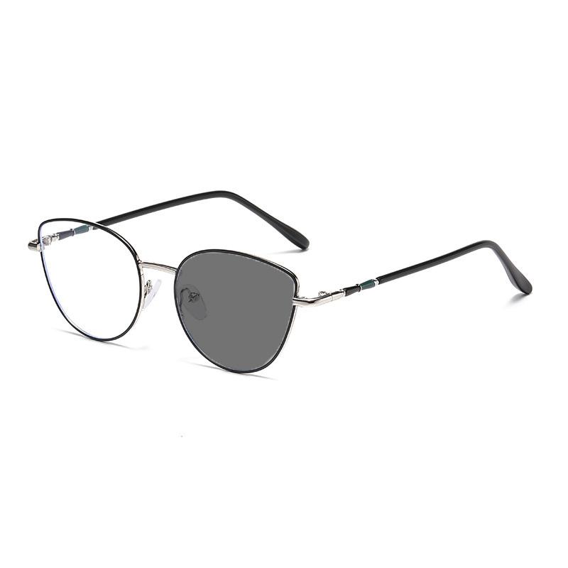 Cat Eye Photochromic Myopia Glasses Fashionable Small Frame Near Sight Eyewear Anti Blue Light Color Change Eyeglasses