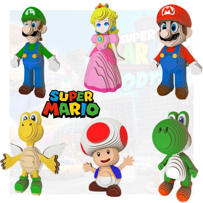Paper Craft 3d Mario Puzzle Toy For Kids, Wholesale, Educational Toy