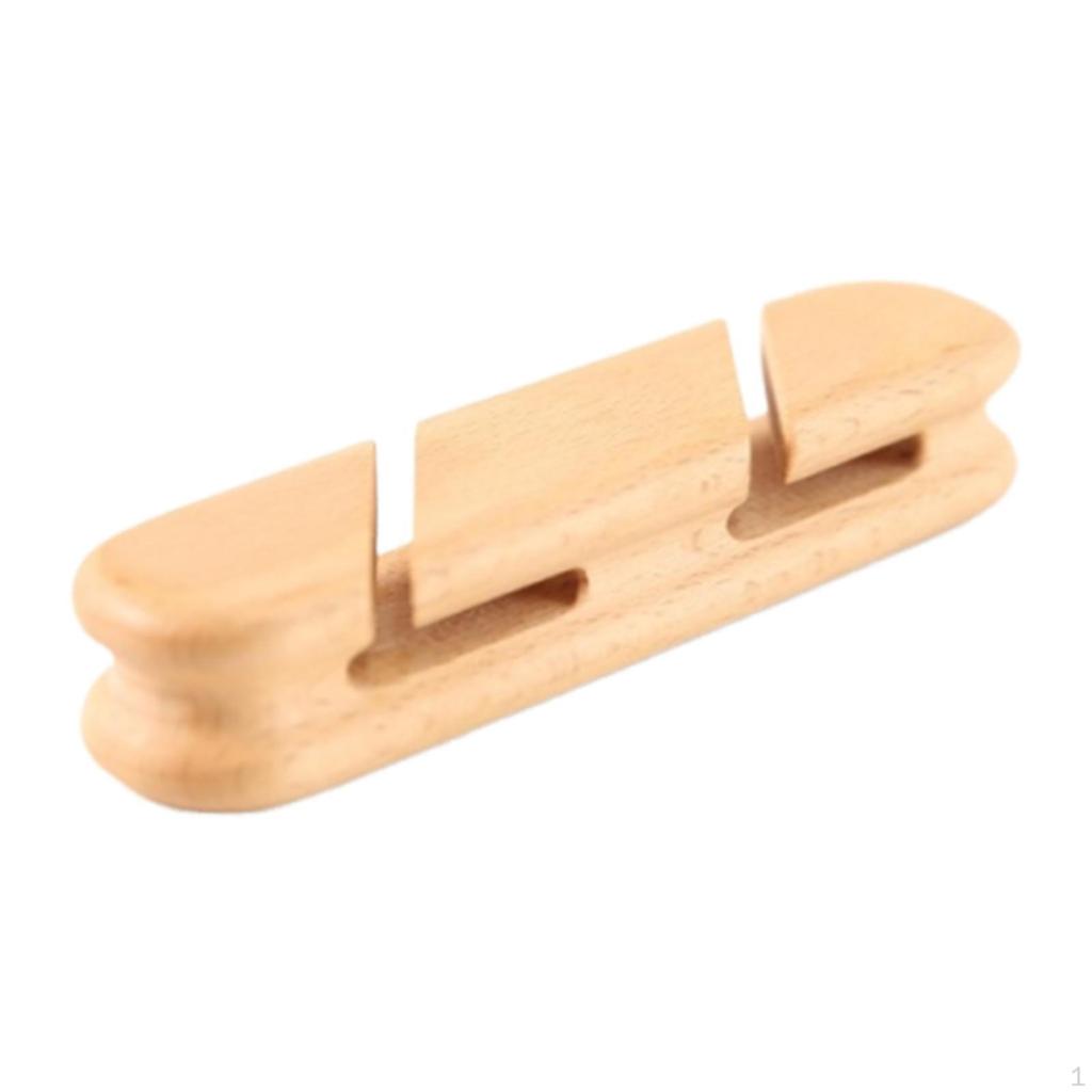 Cable Management Holder Clips Wooden Multipurpose Cord Holders Organizer for USB Charging