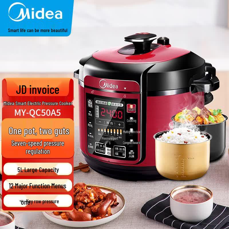 Midea Smart Electric Pressure Cooker 5L CN plug (adapter included)