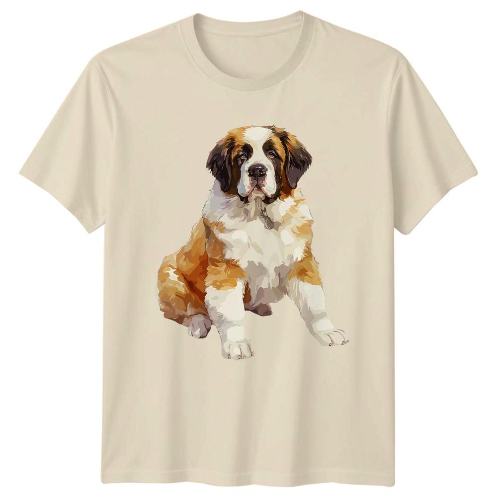 Saint Bernard Dog TShirt Pet Lover Gift For Him And Her
