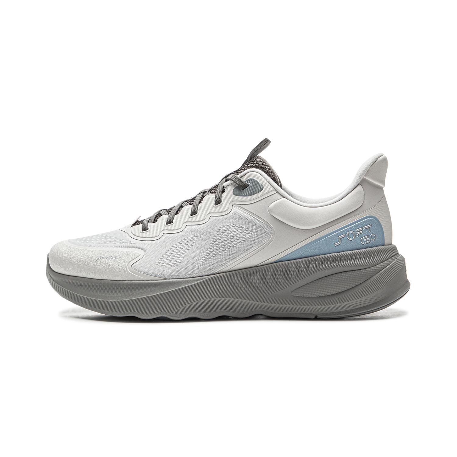 Li Ning Soft Go 2 V4 Низкие Повседневные Кроссовки Мужские Серый Синий AGLV063-4 43