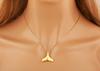 Nidin Hot Sale Original Design Mermaid Tail Shape Pendant Necklace For Women Female Fashion Versatile Chain Choker Jewelry Gifts