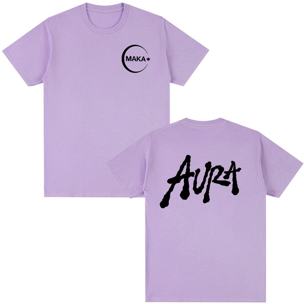 Rapper Maka Aura 2025 Tour Album Merch T Shirts Men Women Fashion Vintage T-shirt Casual Cotton Short Sleeve T Shirt Streetwear