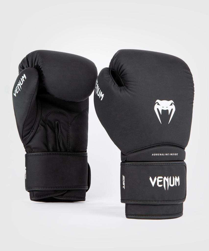 Venum Contender 1.5 Boxing Gloves Black and White 16oz